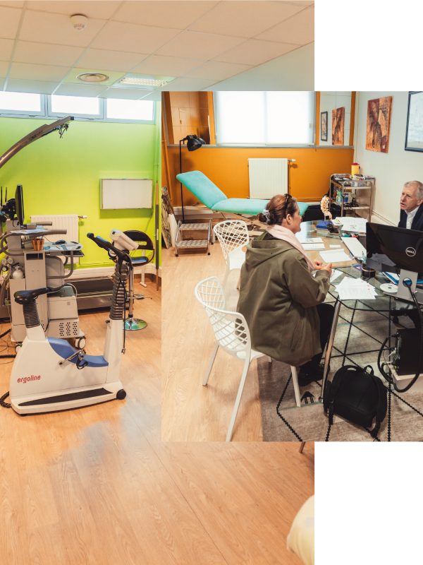 L'équipe de la Maison Médicale du Sport devant la clinique